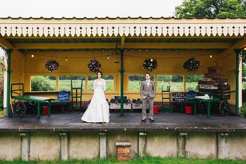 railway station wedding photos